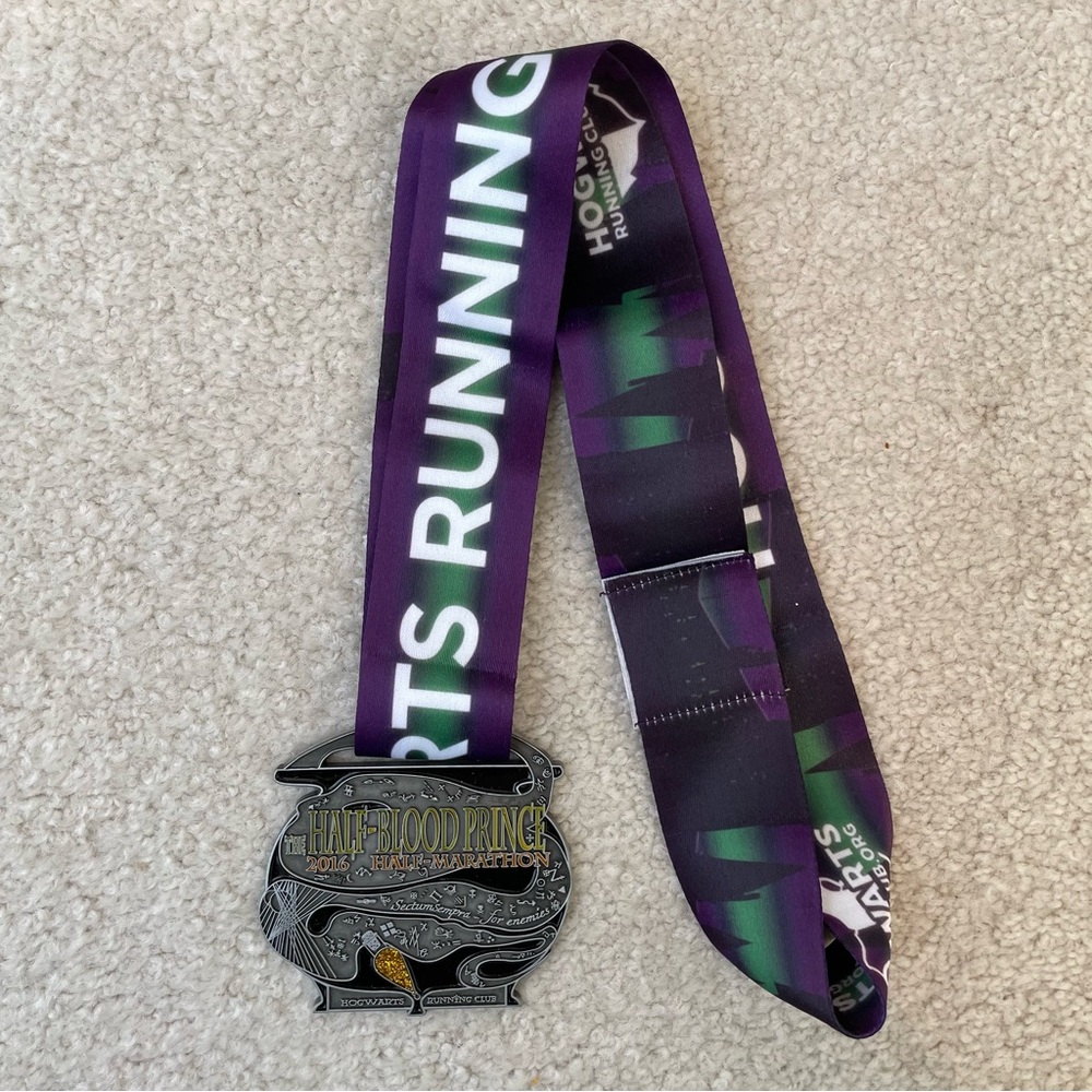 Harry Potter Hogwarts Running Club 2016— Half Blood Prince Half Marathon Medal